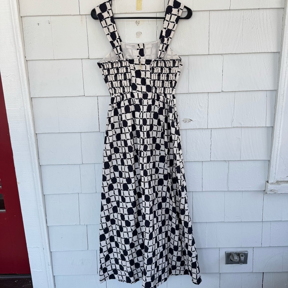Cleobella Annette Ankle Dress in San Marino Print White Blue size XS NWT - Picture 11 of 11